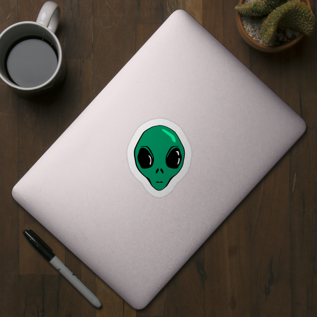 Alien Face by Killer Rabbit Designs